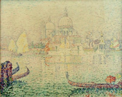 Canal de la Giudecca, ochtend (Venetië) door Paul Signac